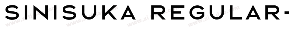 Sinisuka Regular字体转换